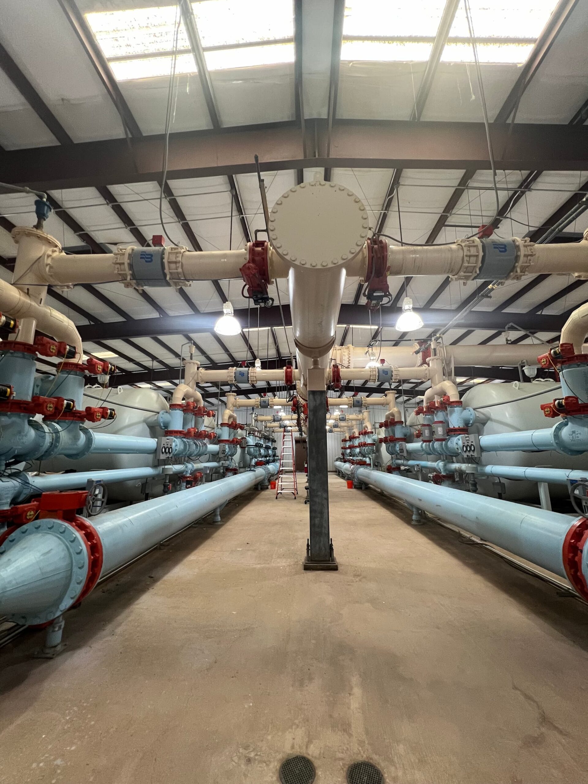 Filter Gallery Piping Improvements